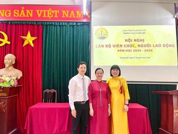 HỘI NGHỊ CÁN BỘ VIÊN CHỨC, NGƯỜI LAO ĐỘNG NĂM HỌC 2025 – 2026