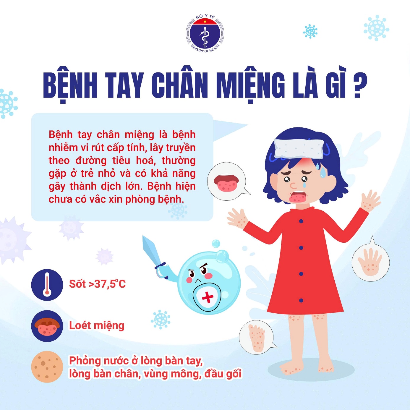 CHỦ ĐỘNG PHÒNG, CHỐNG BỆNH TAY CHÂN MIỆNG