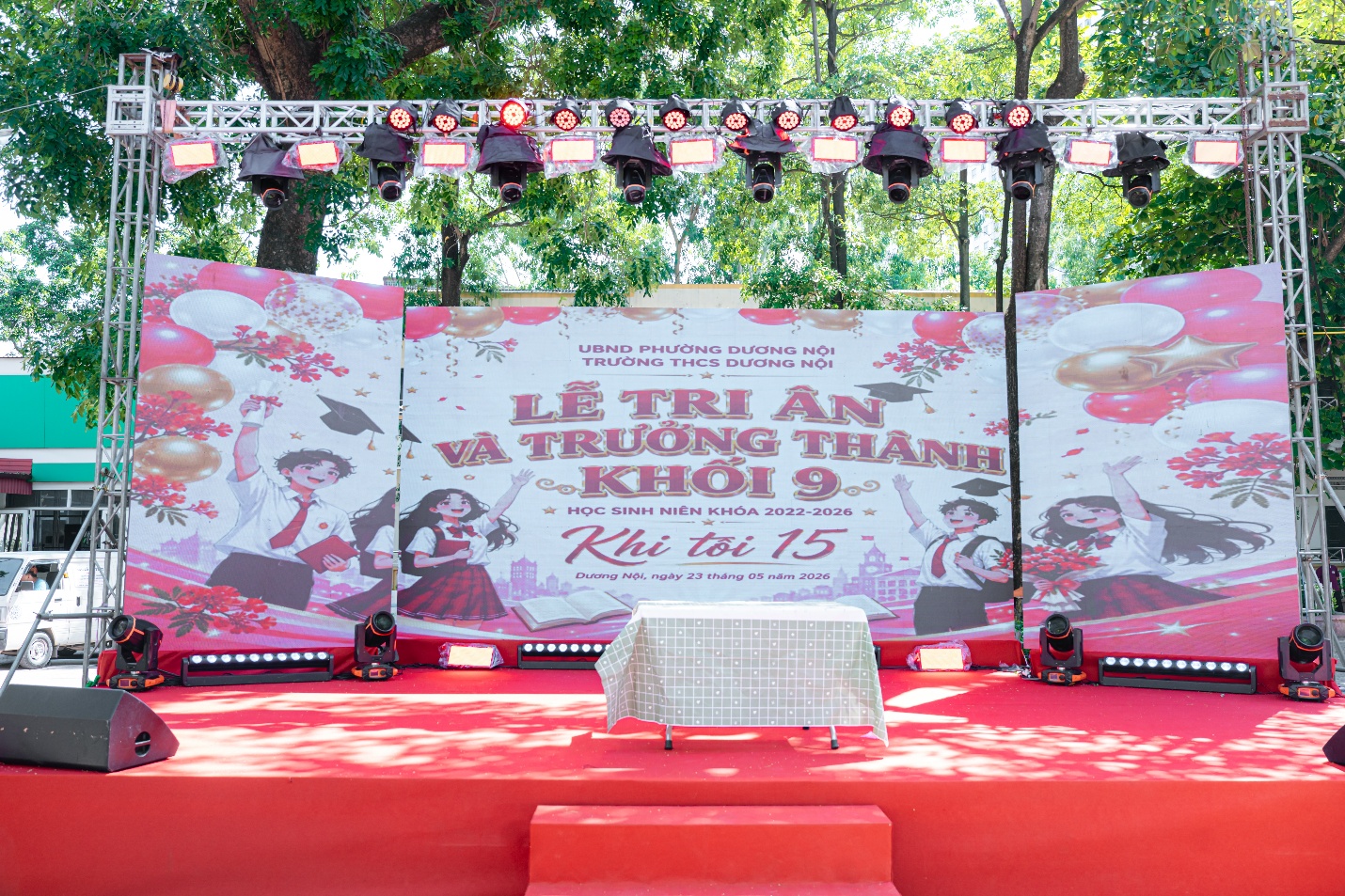 LỄ TRI ÂN VÀ TRƯỞNG THÀNH KHỐI 9